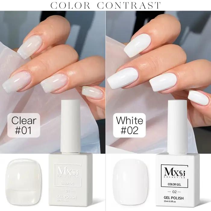Mxsi couleur 15ml Gel à ongles fournitures professionnelles pas définir Soak Off UV vernis Gel longu