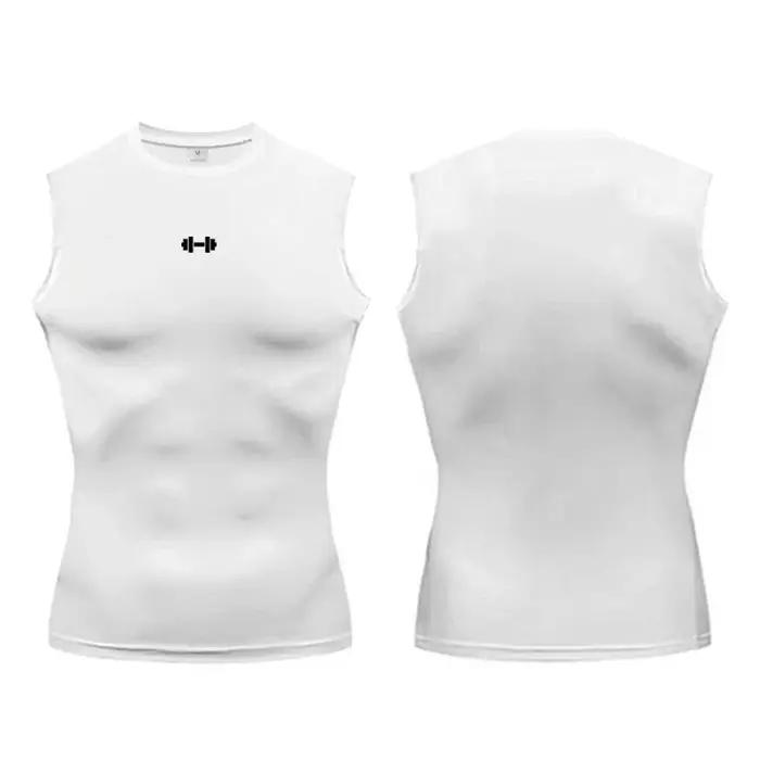 Débardeur de compression pour homme, séchage rapide, pour la course, le basketball, la gym et le fit