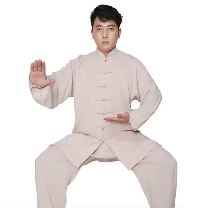 Uniforme chinois Tai Chi en coton, vêtements Wushu Kung Fu pour enfants et adultes, costume Wing Chu