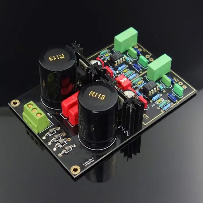 Amplificateur Phono allemand en vinyle, double ligne, chant et lecture, MM MC, panneau fini
