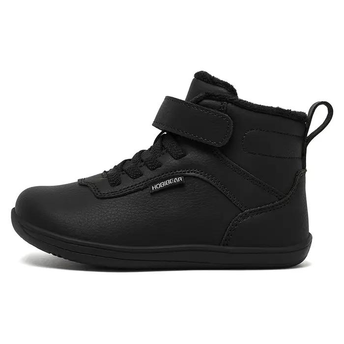 HOBIBEAR enfants hiver pieds nus chaussures petit/grand/enfant large orteil boîte chaude fausse four