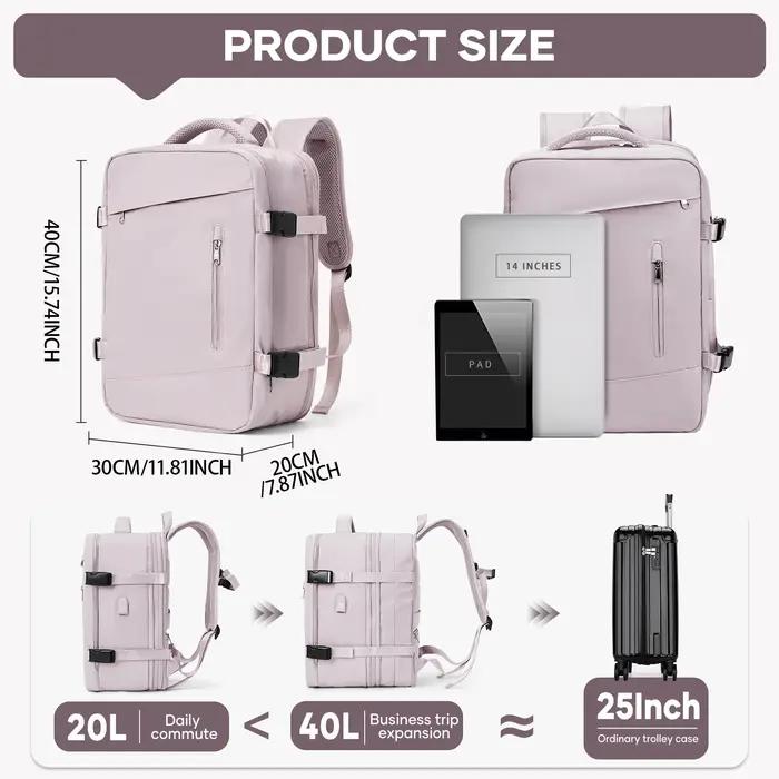 Wizzair 40x30x25 avion voyage sac à dos femmes sac à dos valise de voyage cabine sac hommes Laotop s