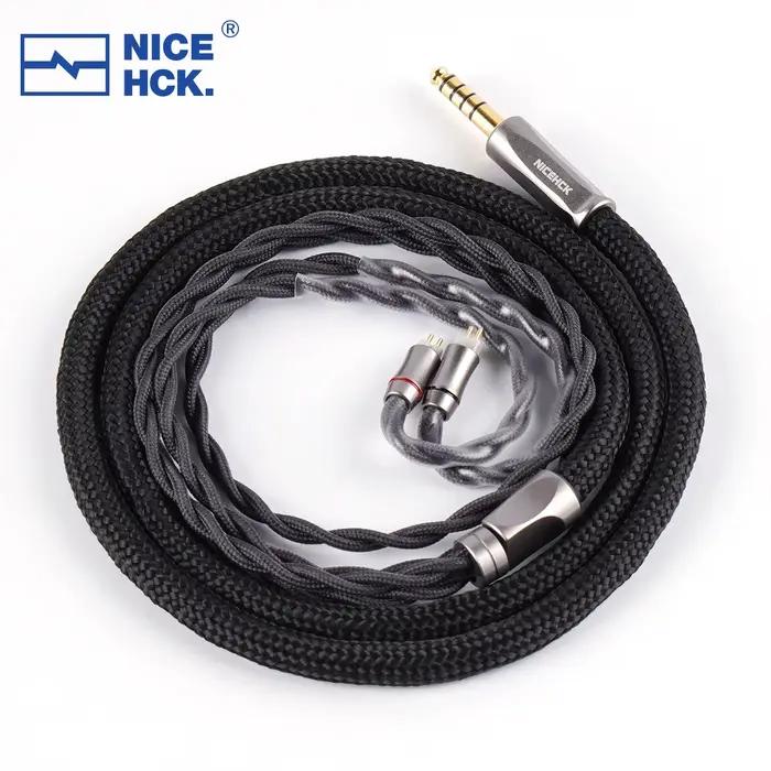 NICEHCK AceOrpheus câble 8N OCC HIFI IEM fil Audio 4.4mm équilibré MMCX/2Pin pour moniteur intra-aur