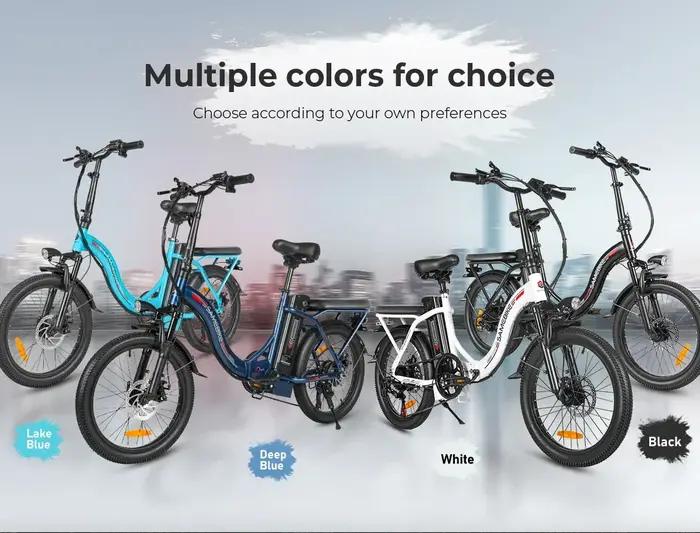 Vélo électrique pliable léger 36V 12Ah pour ville et montagne occasionnels adultes trajets quotidiens randonnées exploration voyage