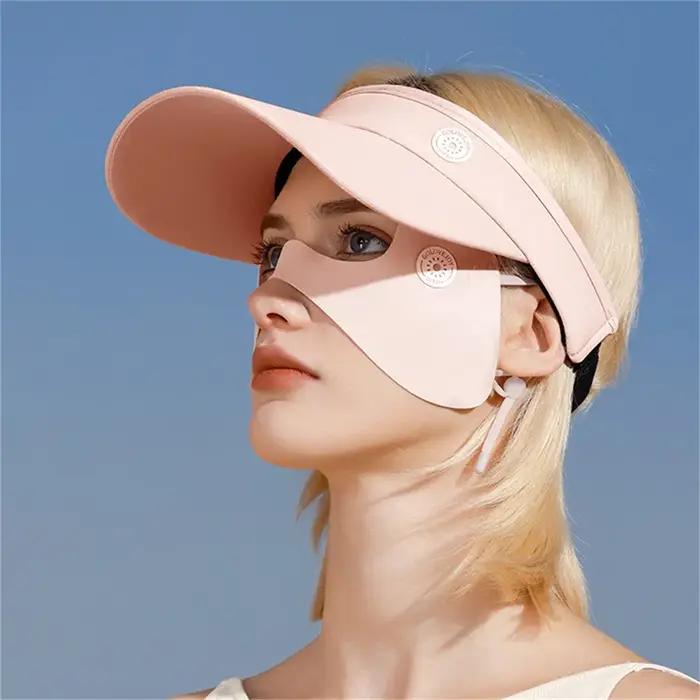 Masque de protection solaire pour l'été, écharpe pour le visage, patch pour les yeux, contre les UV,