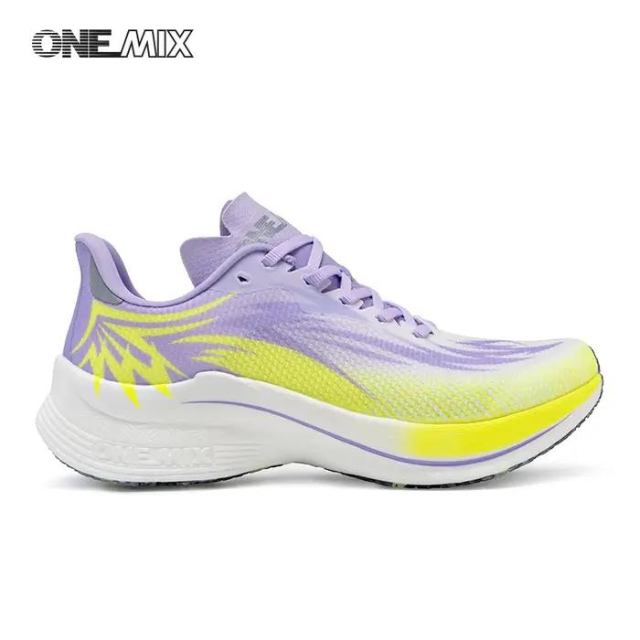 Chaussures de course ONEMIX 2025 plaque carbone - Baskets amortissantes légères antidérapantes respirantes pour hommes et femmes