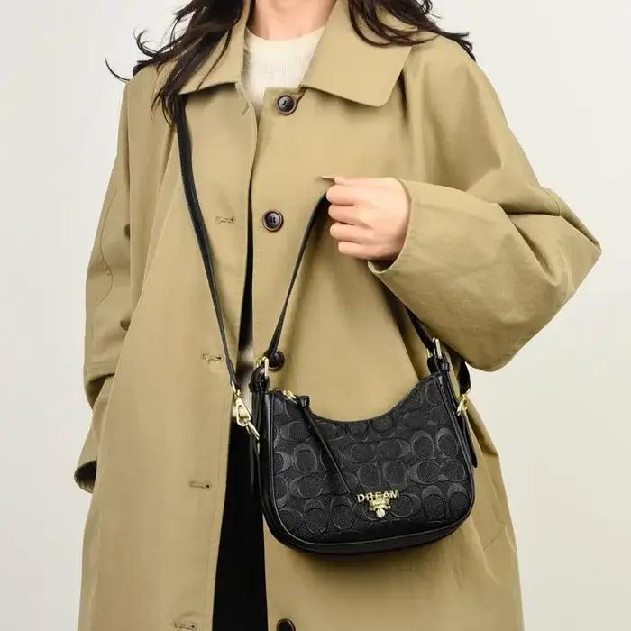 Sacs à couches vintage de marque de luxe pour femmes, sac messager en cuir haut de gamme, sac bandou
