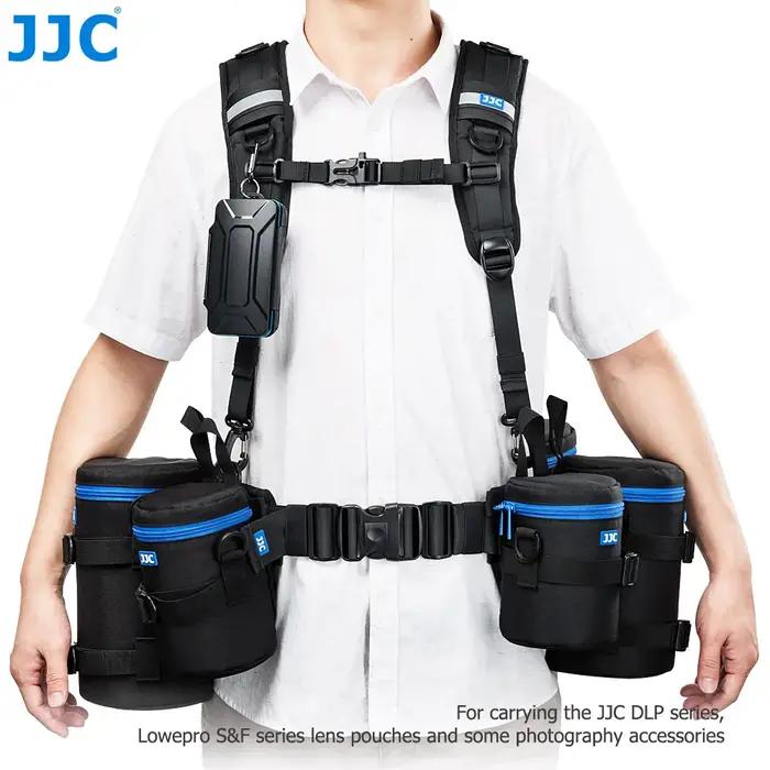 JJC – système de bandoulière pour photographie, gilet de poitrine, sangles de sécurité pour sac d'ob