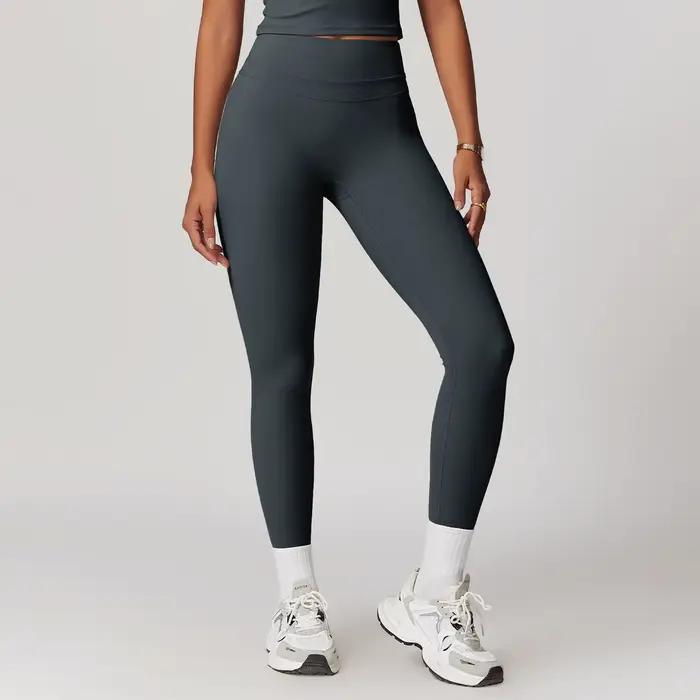 JUREN-Pantalon de yoga respirant pour femme, leggings de fitness, pantalon de course et de cyclisme,