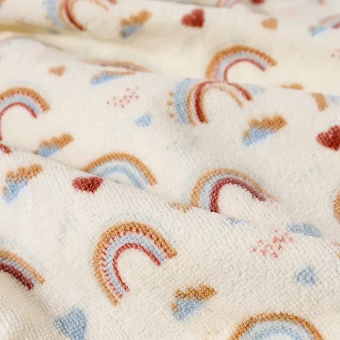 Elinfant 1Pc serviette de plage pour enfants piscine bain peignoir enfants serviettes de bain à capu