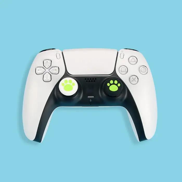 Patte de chat pouce bâton poignée capuchon Joystick housse pour Sony PS5 PS4 PS3 mince Xbox 360/une