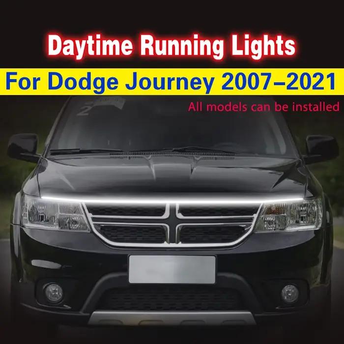 Feu antibrouillard LED pour voiture, 1 pièce, Signal DRL 12v pour Dodge Journey 2007 – 2021, lampe d
