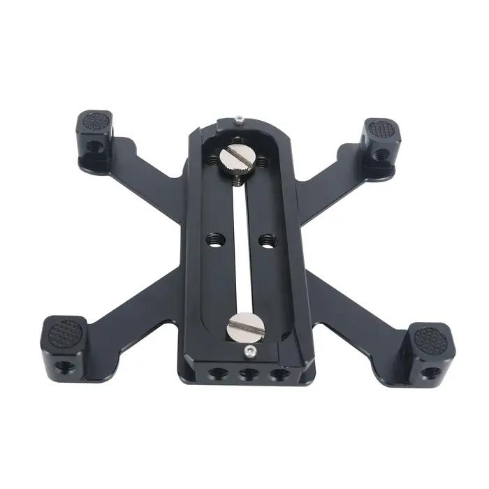 Niceyrig-Support de plaque de base quadrupède de type Arca pour appareil photo reflex numérique, pla