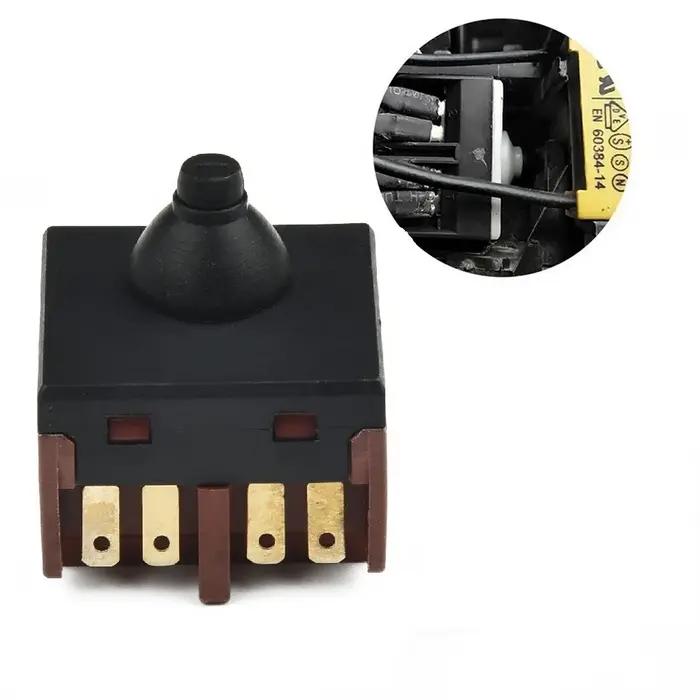 Joli à bouton-poussoir de remplacement pour meuleuse d'angle, 2.5x2.5cm, accessoire de polisseuse, 1