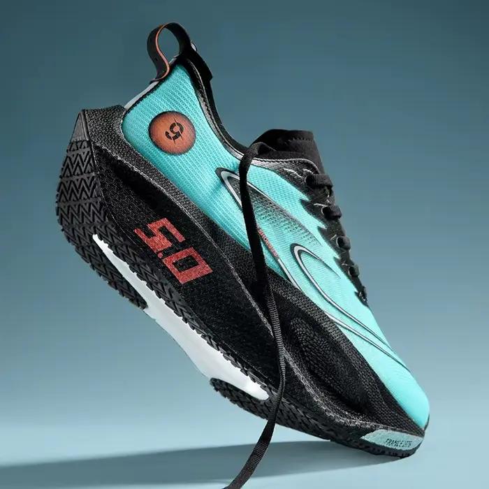 Chaussures de sport pour hommes amorti antidérapant plat résistant à l'usure baskets maille respiran