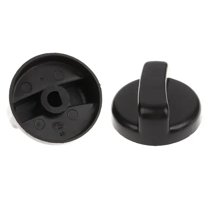 Poignée en plastique générale de 8mm, 2 pièces, remplacement de cuisinière à gaz, bouton de commande