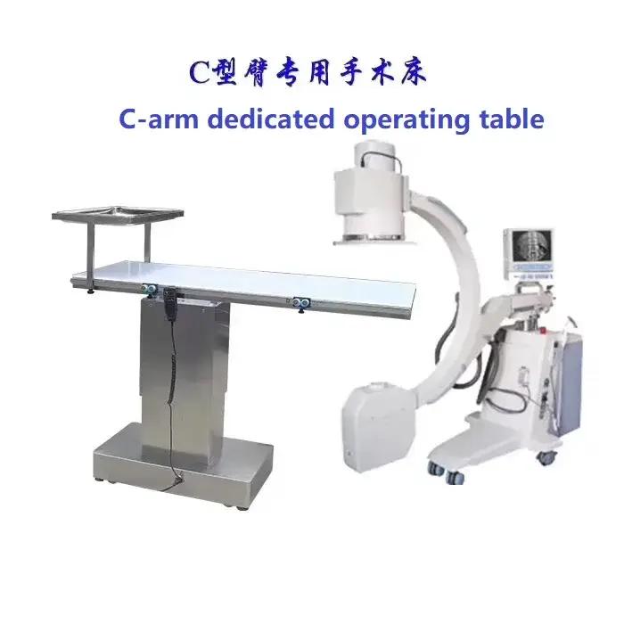 Table d'opération vétérinaire en acier inoxydable pour animaux de compagnie conception ergonomique pour examens médicaux interventions chirurgicales et soins post-opératoires