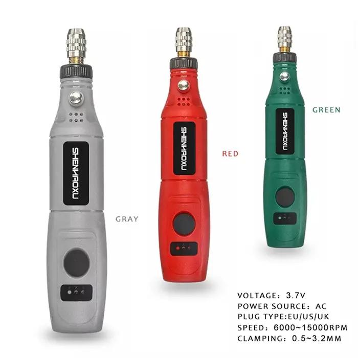 Mini perceuse électrique 100V ~ 240V, outils électriques, broyeur multifonctionnel, stylo de gravure
