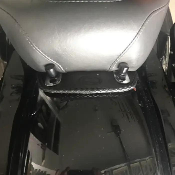 Pour Harley Road King/Road Glide/Softai/Fat Boy 99-UP noir/Chrome écrous de montage Solo boulons
