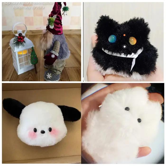 Tissu épais en peluche de 5MM, bricolage, tissu épais de cryptage, solide, Solf, fourrure artificiel