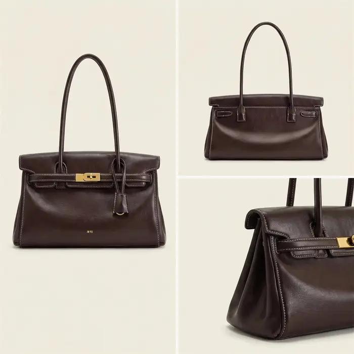 Nouveau sac à main en cuir souple pour femme JW PEI, tendance, avec boucle de verrouillage, petit de