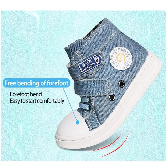Toddler Orth4WD Chaussures pour Enfants Denim Toile Casual Running Chaussures Sportives Garçons Bol
