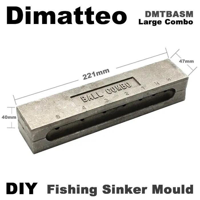 Dimatteo – moule coulant pour boules de pêche DMTBASM, 7/14/28/56/84/112/168g, 7 cavités