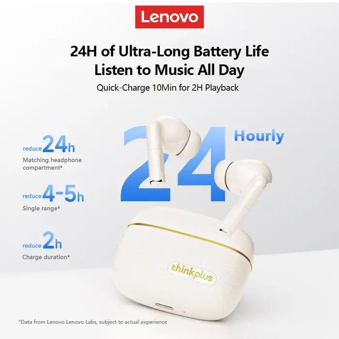 Lenovo LP27 Pro sans fil Bluetooth 5.4 casque Hi-Fi son immersif TWS écouteurs antibruit écouteurs l