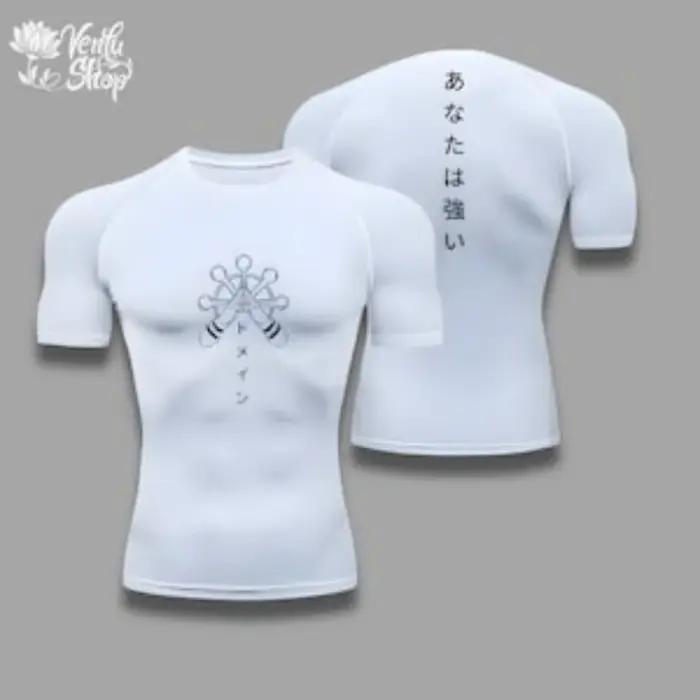 Chemise de compression | Anime, Jujutsu Kaisen, vêtements de gymnastique, gym, compresses, chemise