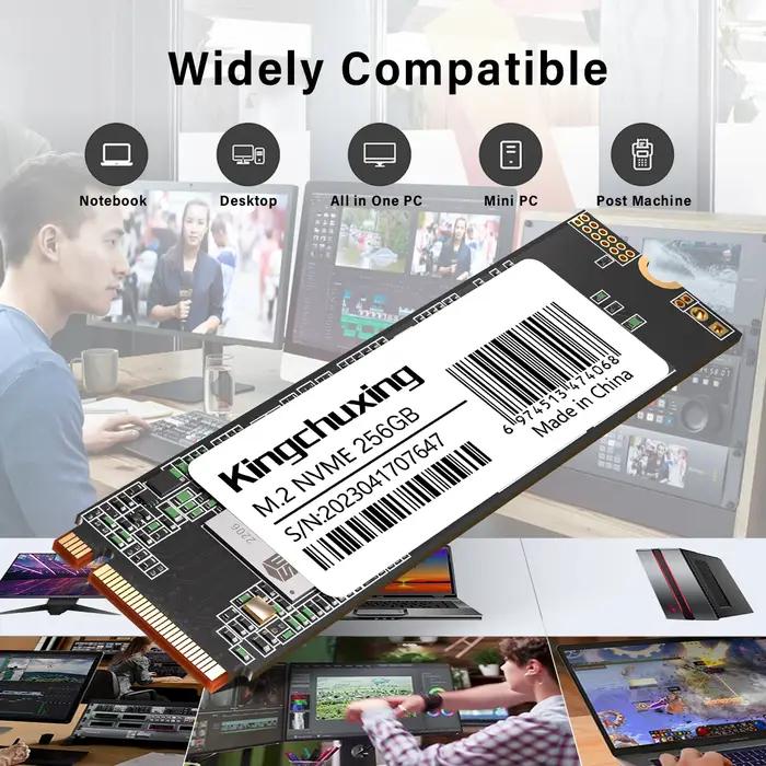 Kingchuxing-Disque dur interne pour ordinateur portable et de bureau, SSD Nvme M2 SSD 512 Go, PCIE 3