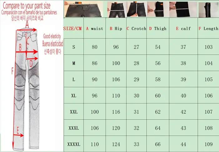 Hommes jean Collection classique Denim UGB06 PK718 PK719 Zip moto pantalon pantalons Motocicleta Hom