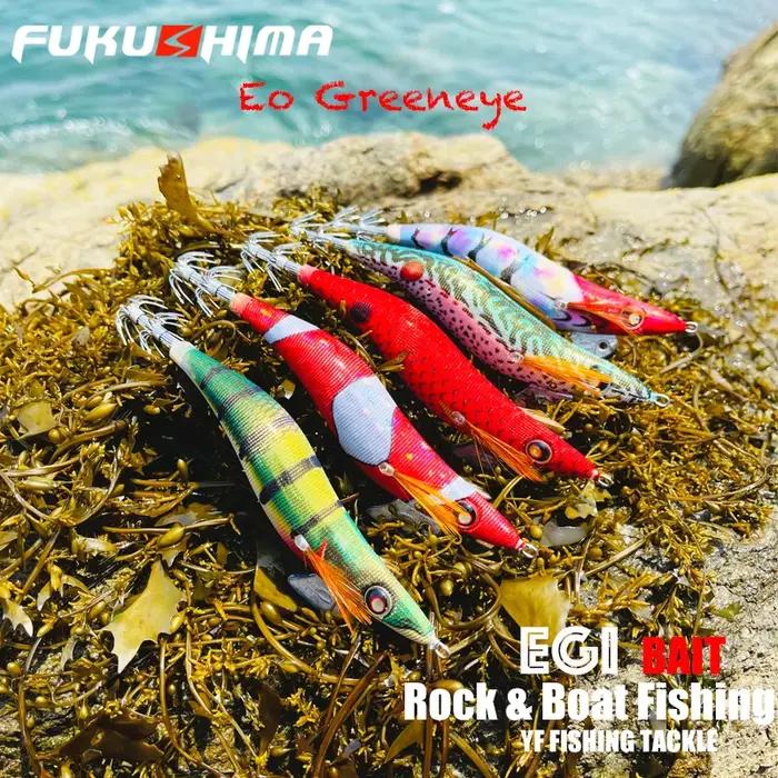 FUKUSHIMA 3.5 EO GREENEYES 20GRAM gabarits d'escalade brillant EGI leurre pêche au bois gramoir BAIT