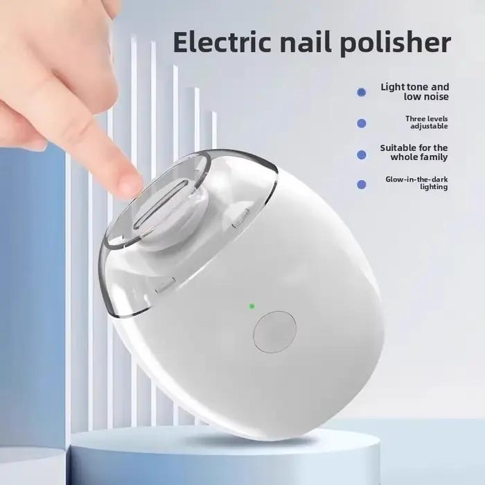 Coupe-ongles électrique 2 en 1 avec lumière LED, broyeur automatique pour bébé et adulte, Mini outil