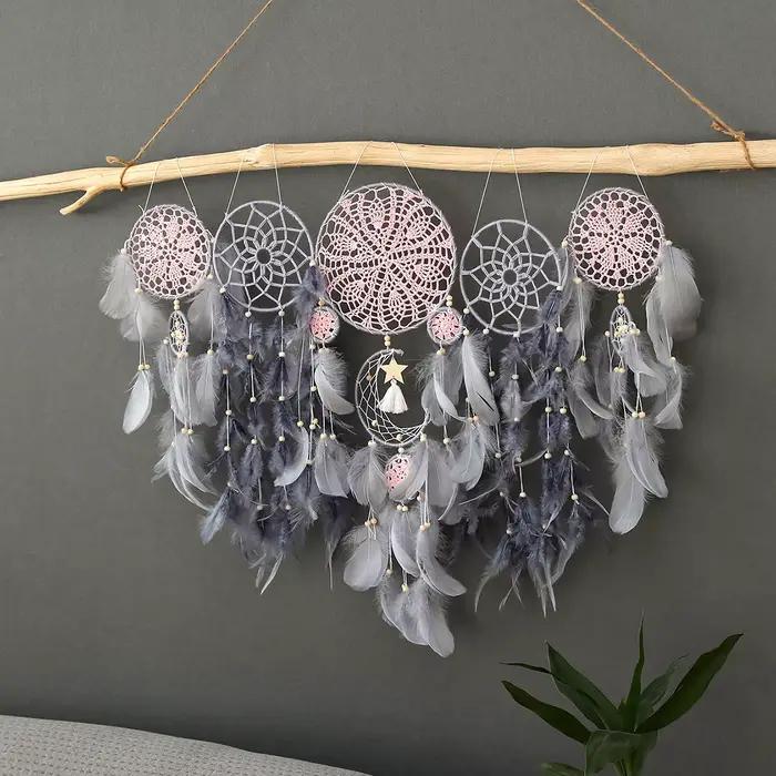 Attrape-rêve pour décoration de salon et de chambre à coucher, grand cadeau de Noël, fête des mères,