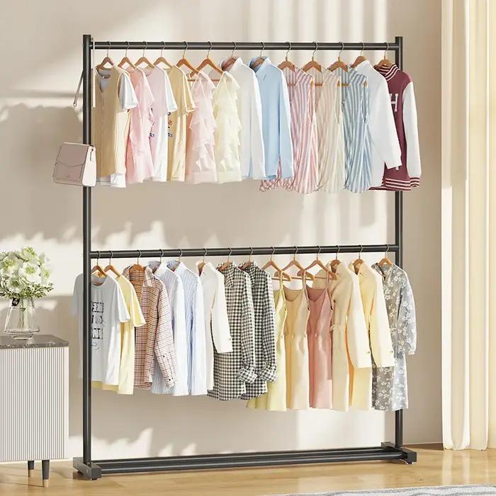 Porte-vêtements manteaux Page pour cintres meubles de maison debout supports pliables garde-robe organisation élégante pour femmes occasions spéciales