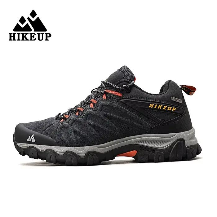Chaussures de randonnée HIKEUP en cuir pour homme - Durables et polyvalentes en plein air