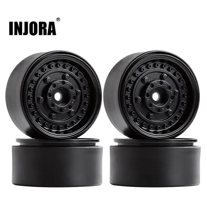 INJORA – jante de roue à bille 116g/pièce, 1.9 pouces, pour voiture à chenilles axiale 1/10 RC SCX10