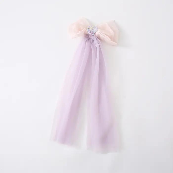 Une robe de sirène douce et adorable pour filles en violet clair