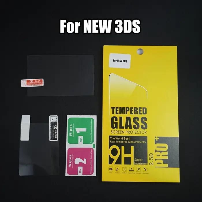 ZUIDID 1 ensemble de protection d'écran en verre trempé pour New 2DS 3DS XL LL + film de protection