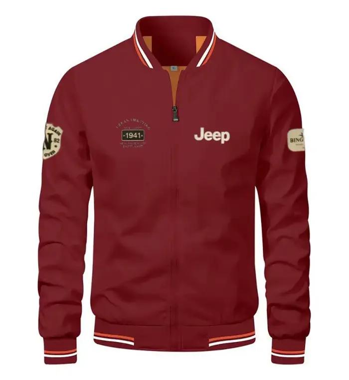 Nouvelles vestes à col de baseball Jeep 2026 de haute qualité pour le printemps et l'automne, hauts