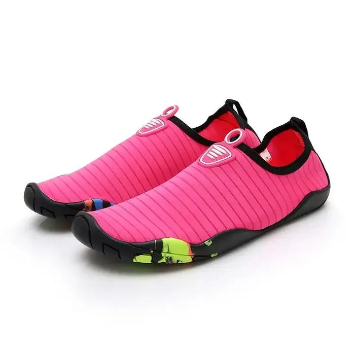 Chaussures de gymnastique d'intérieur unisexes, chaussures de plage à interférence de vitesse en ple
