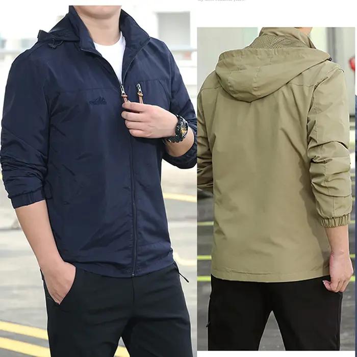 Coupe-vent Hommes DulJacket Imperméable En Plein Air À Capuche Manteau Sports Militaire Taille Europ