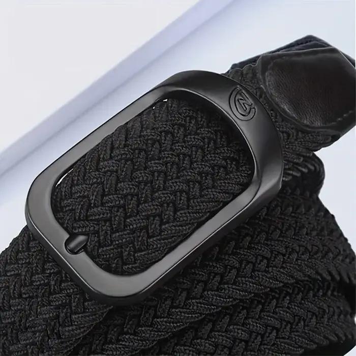 Ceinture élastique tissée décontractée pour hommes et femmes, ceinture de sport de plein air, pas be