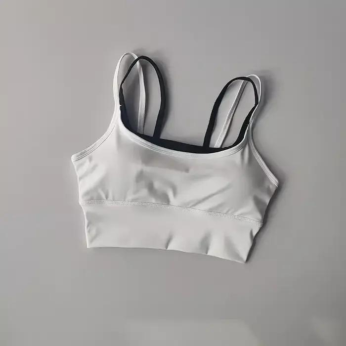 Soutien-gorge de Sport pour femmes gilet de gymnastique Yoga beauté noir bustier tubulaire course so