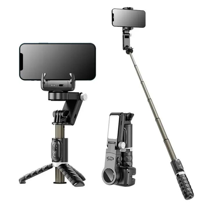 COOL DIER 360 Rotation suivant le Mode de prise de vue stabilisateur de cardan perche à Selfie trépi