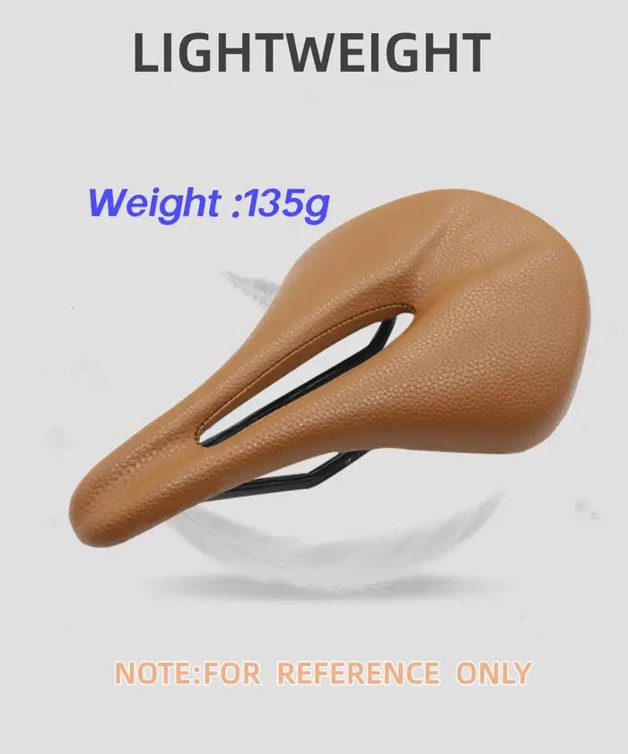 Selle de vélo en carbone VTT/Roue coussins en carbone en cuir rails en carbone pièces de siège de vélo confort maximal endurance durable