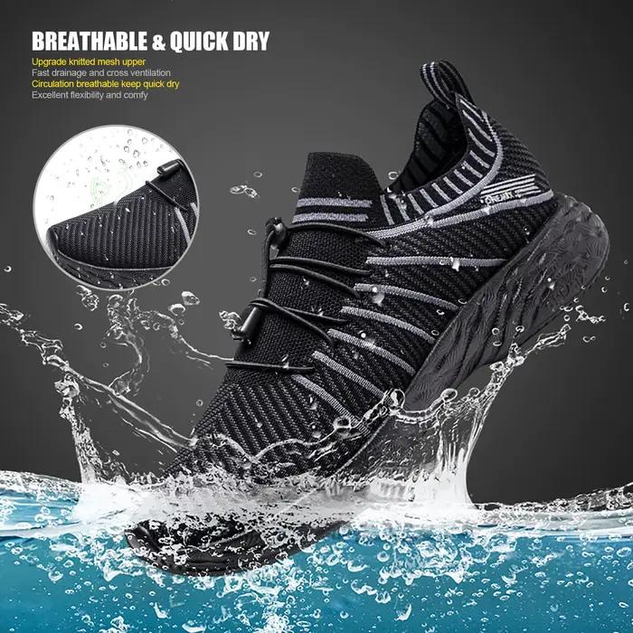 ONEMIX-Baskets légères et respirantes pour homme, chaussures de sport à lacets, de jogging, d'extéri