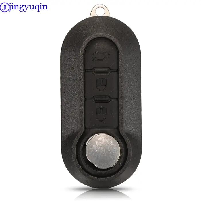 Jingyuqin – coque pour clé télécommande, pour Fiat 500 Panda Punto Bravo Doblo Peugeot Boxer citroën