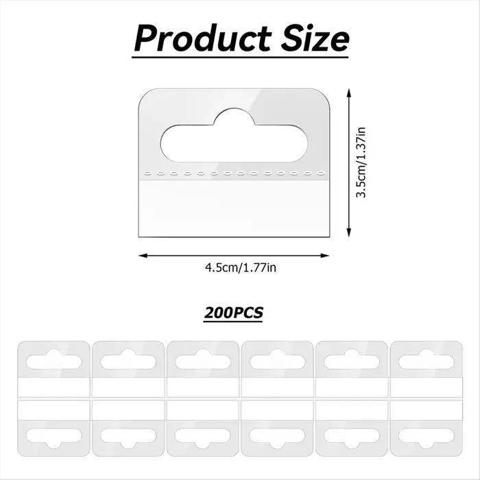 Étiquettes volantes en plastique auto-adhésives, 200 pièces, 4.5x3.5cm