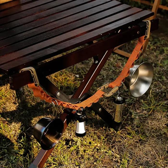 Sangle de rangement pour camping, fournitures de jardin, ULà linge, tente, tasse, lampe suspendue, l